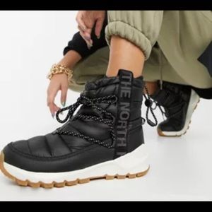 The North Face Black Quilted Winter Boots